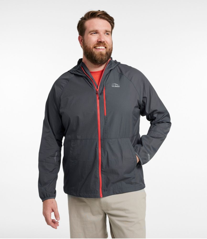 Men's Stowaway Windbreaker, Iron, small image number 5