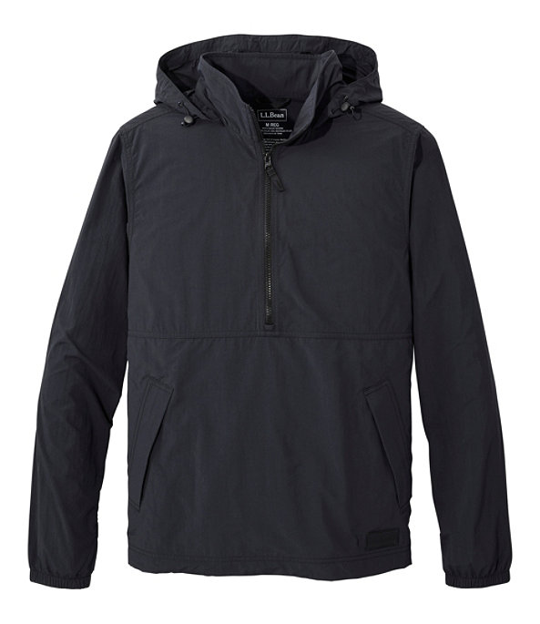 Light and Airy Windbreaker, Anorak, Midnight Black, large image number 0