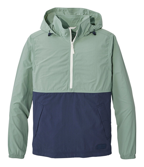 Light and Airy Windbreaker, Anorak, Faded Sage/Carbon Navy, large image number 0