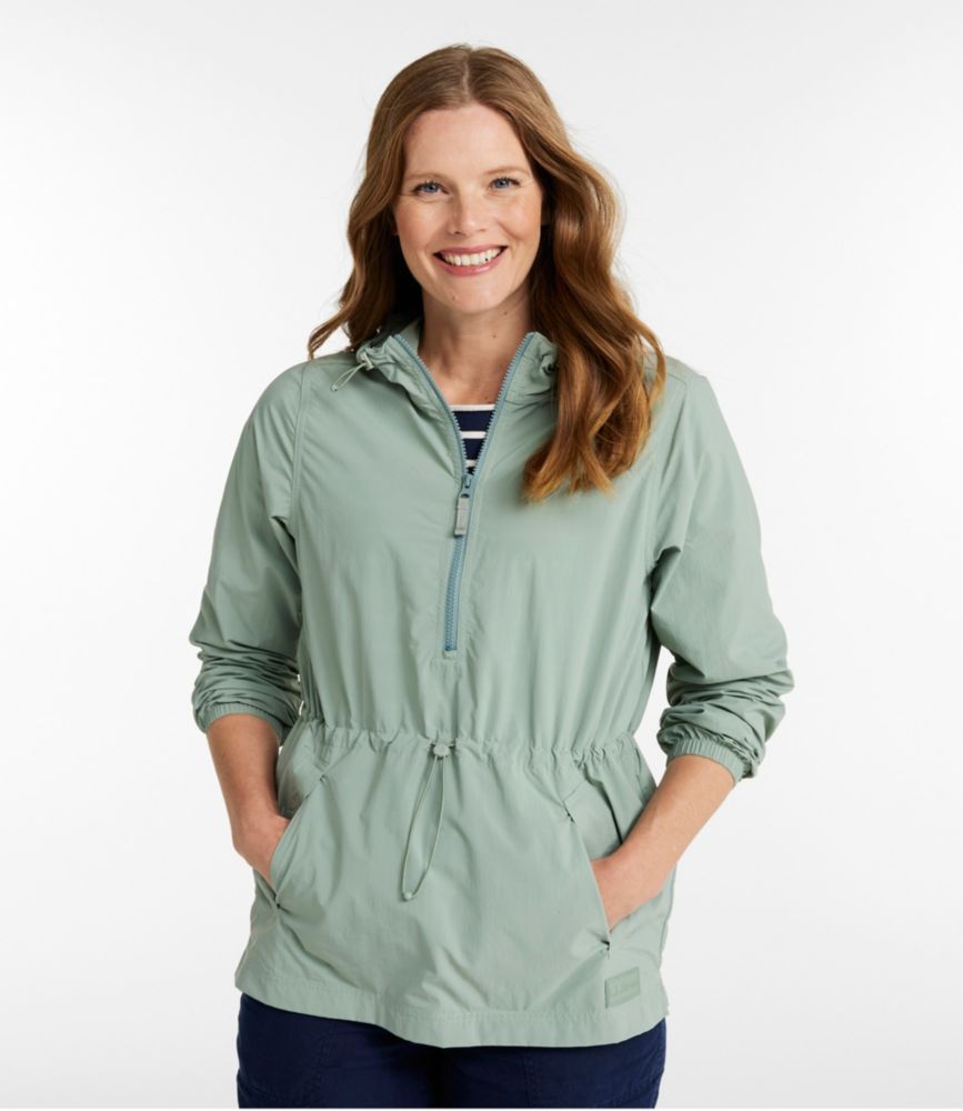 Women's Light and Airy Anorak, Faded Sage, small image number 2