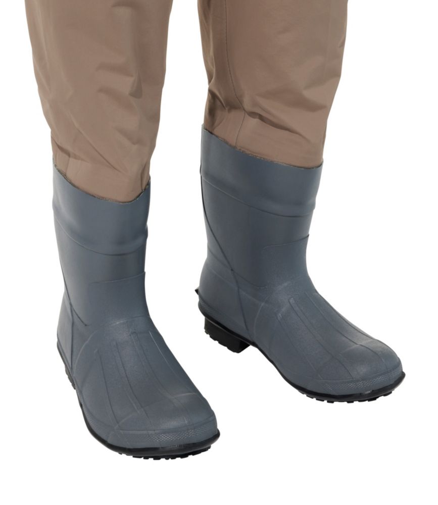 Men's Double L Boot-Foot Waders, Dark Cement, small image number 3