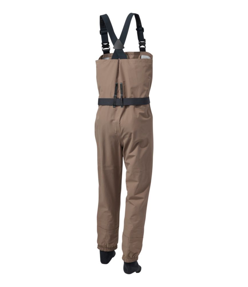 Women's Double L Stockingfoot Waders with Super Seam, Dark Cement, small image number 2