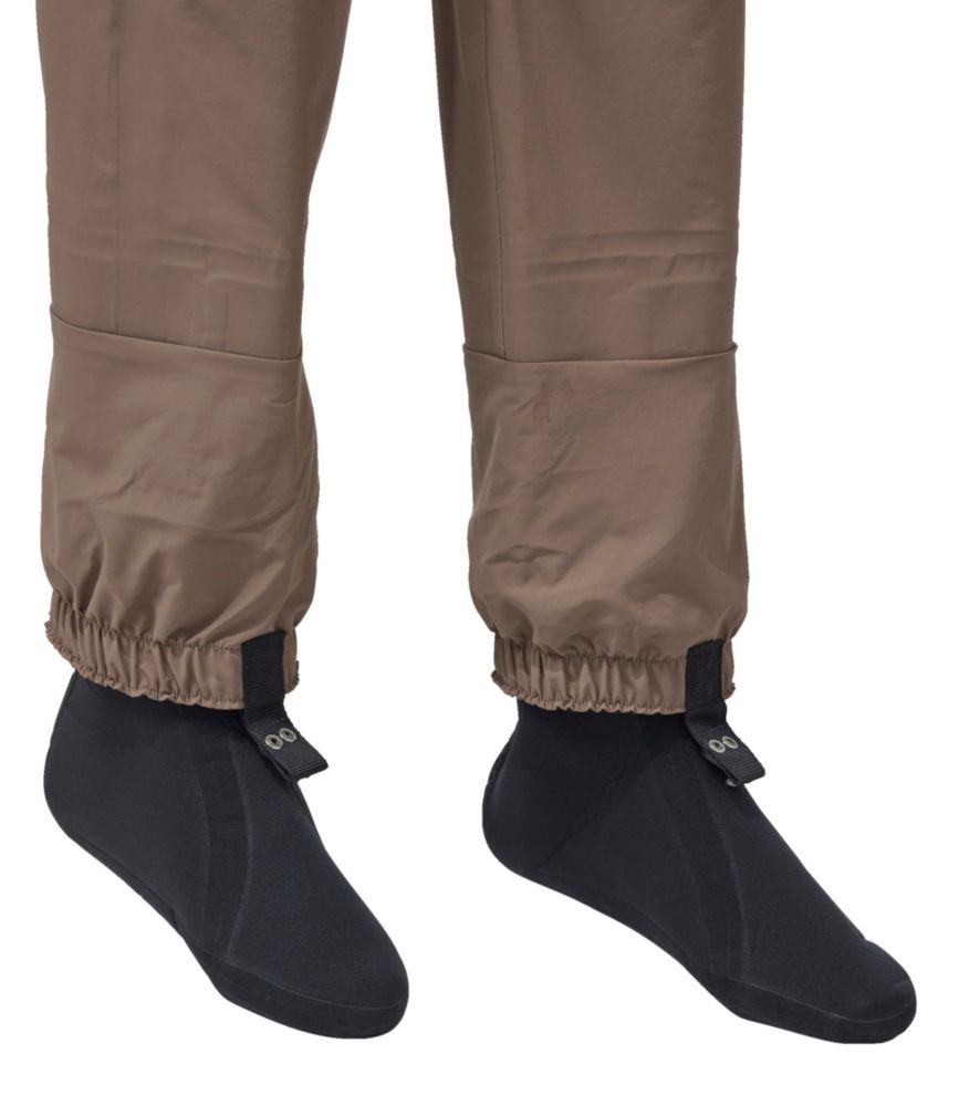 Women's Double L Stockingfoot Waders with Super Seam, Dark Cement, small image number 3