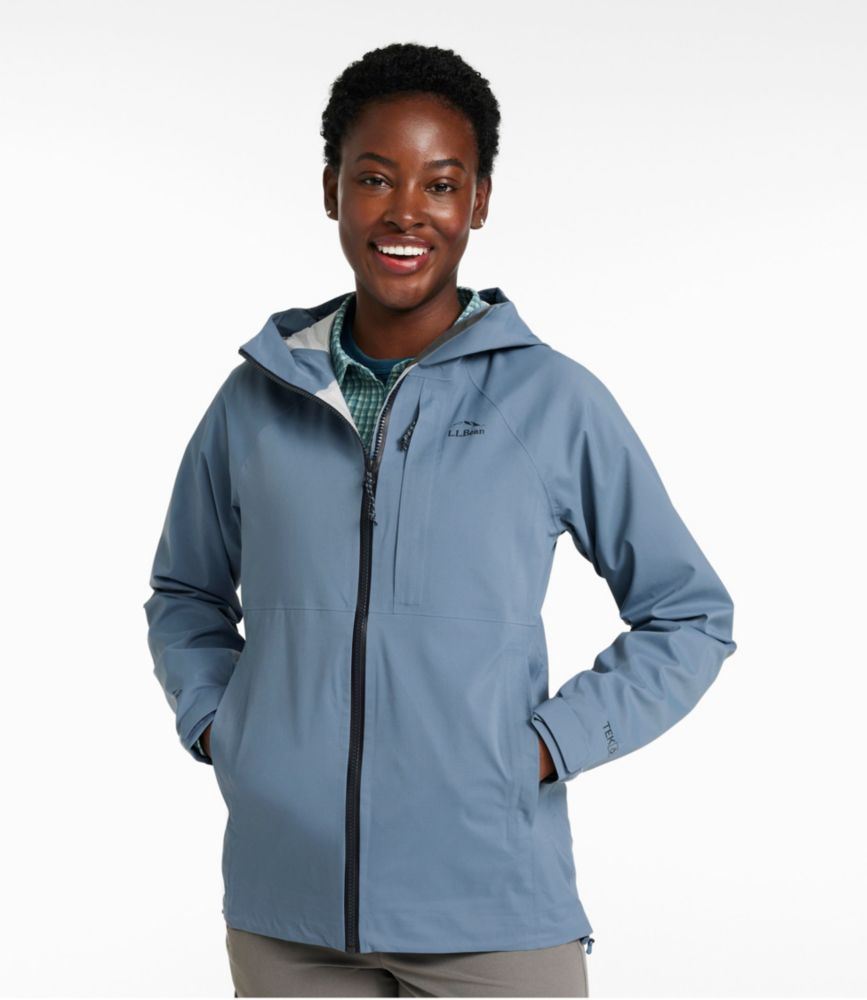 Women's Angler Rain Jacket, Muted Blue, small image number 2