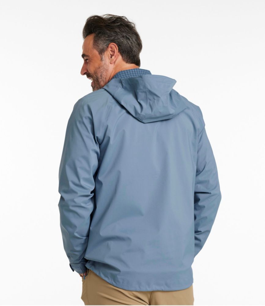 Men's Angler Rain Jacket, Muted Blue, small image number 3