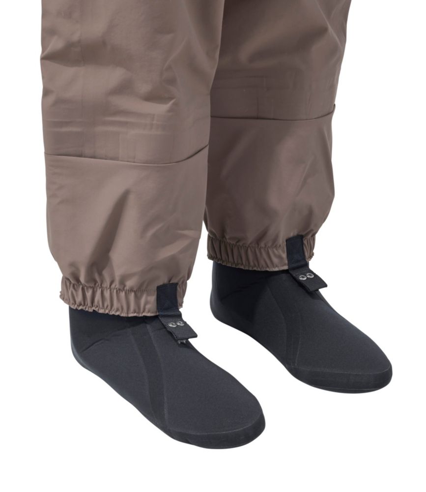 Men's Double L Stockingfoot Waders with Super Seam, Dark Cement, small image number 3
