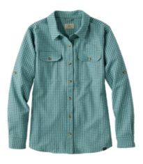 Women's Essential Cotton Shirt, Chambray Long Sleeve