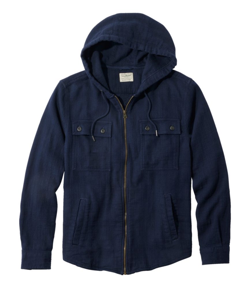 Men's 1912 Field Flannel Shirt, Hooded, Slightly Fitted Untucked Fit