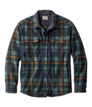 Men's Bean's Mariner Fleece Shirt, Print