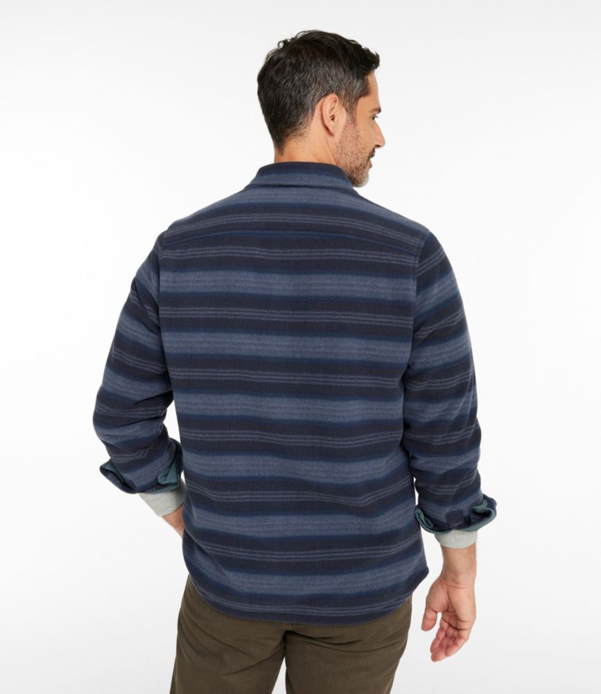 Men's Bean's Mariner Fleece Shirt, Print