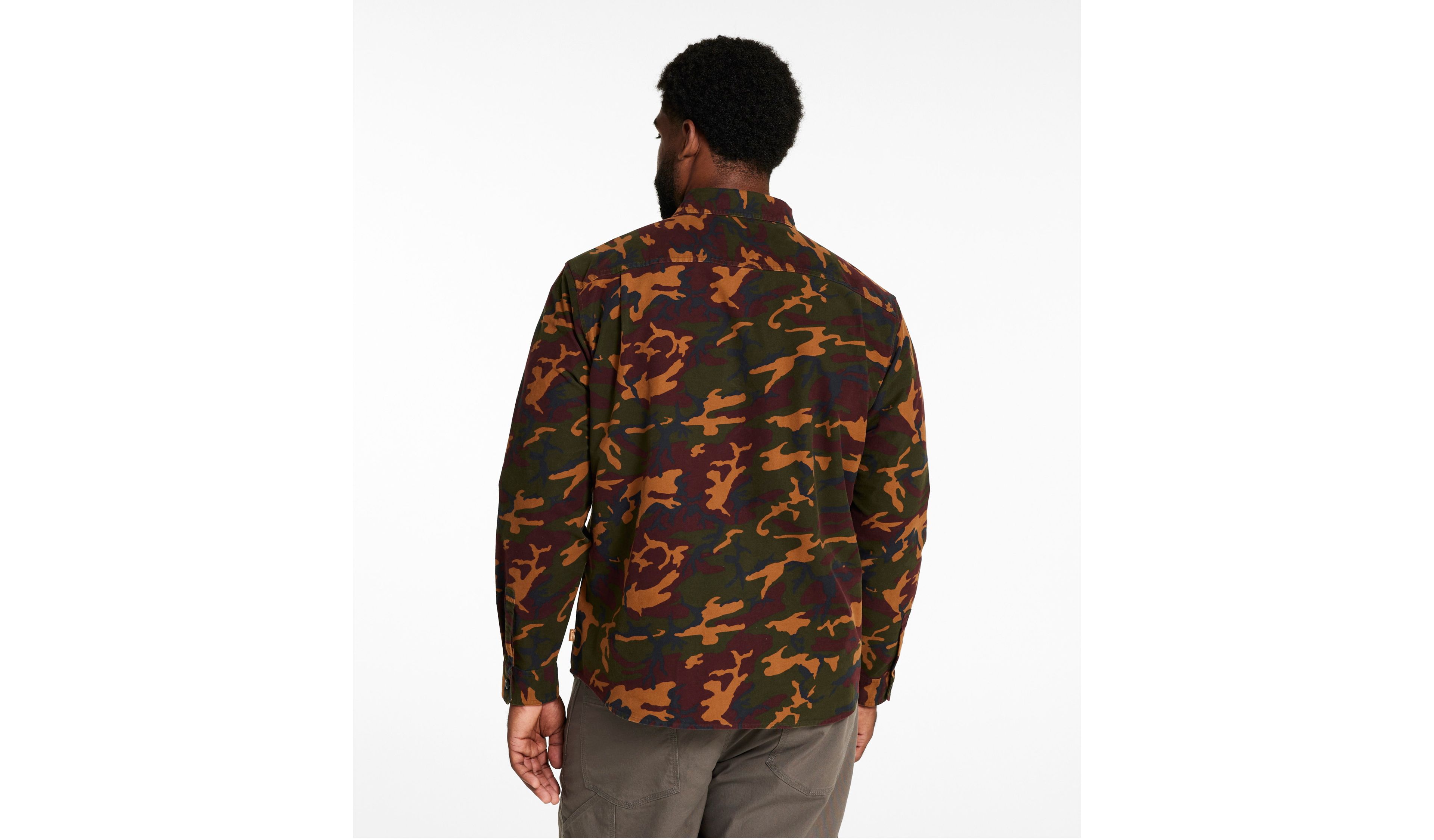 Men's Bean's Moleskin Shirt, Slightly Fitted, Print