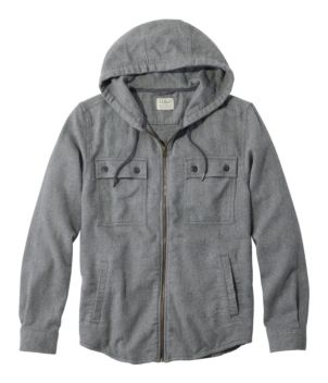 Men's 1912 Field Flannel Shirt, Hooded, Slightly Fitted Untucked Fit
