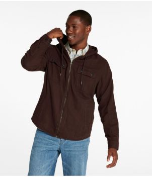 Men's 1912 Field Flannel Shirt, Hooded, Slightly Fitted Untucked Fit