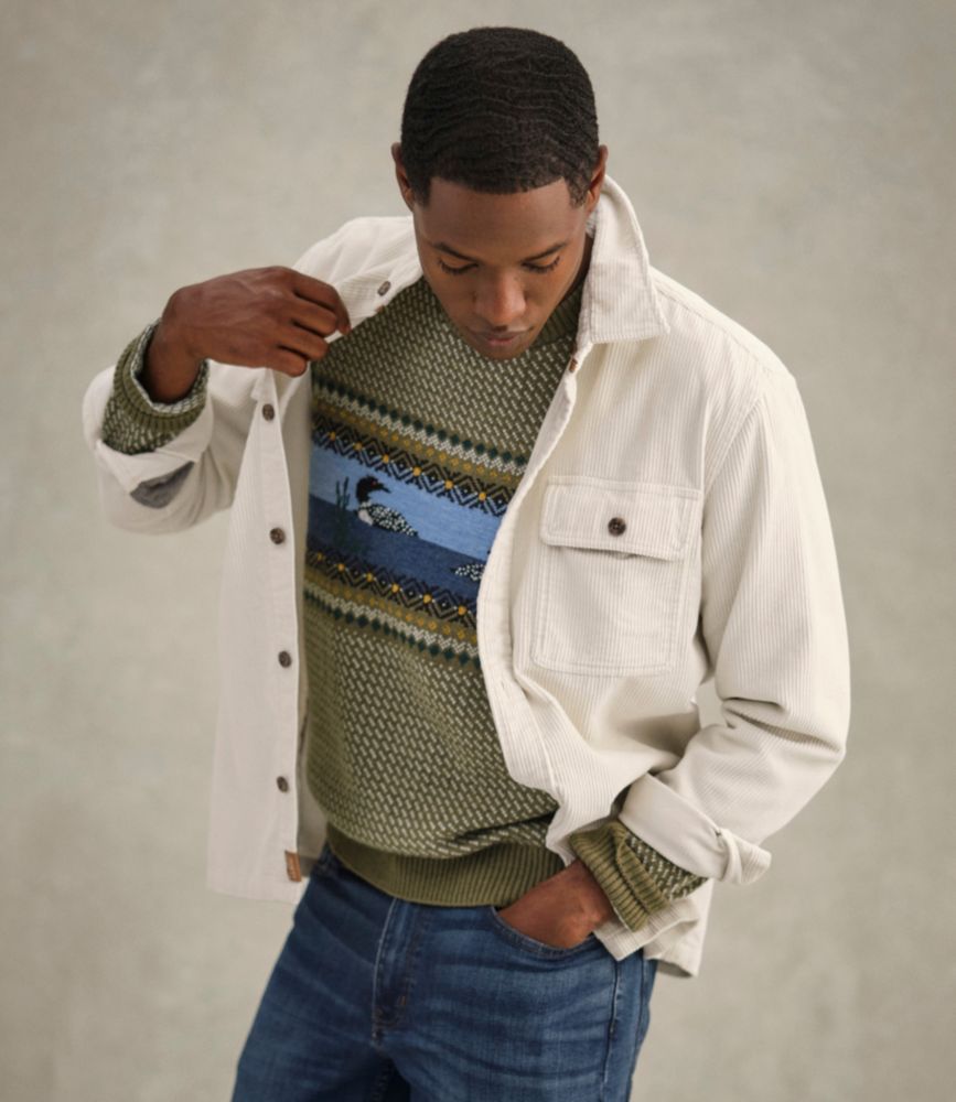 Men's Rangeley Corduroy Shirt, Slightly Fitted