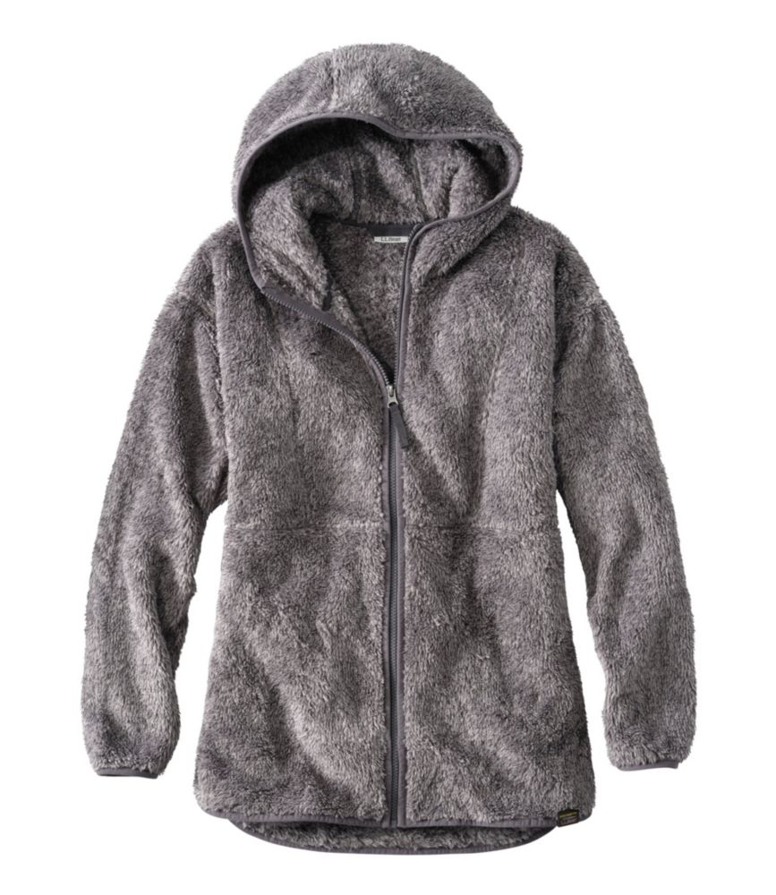 Women's L.L.Bean Hi-Pile Fleece Jacket, Long Hooded