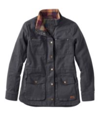 Women's Adirondack Barn Coat, Flannel-Lined