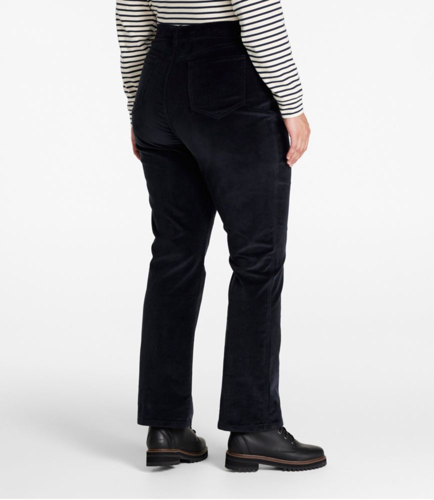 Women's L.L. Bean Everyday Corduroy Pants, High-Rise Bootcut, Slate Blue, small image number 3