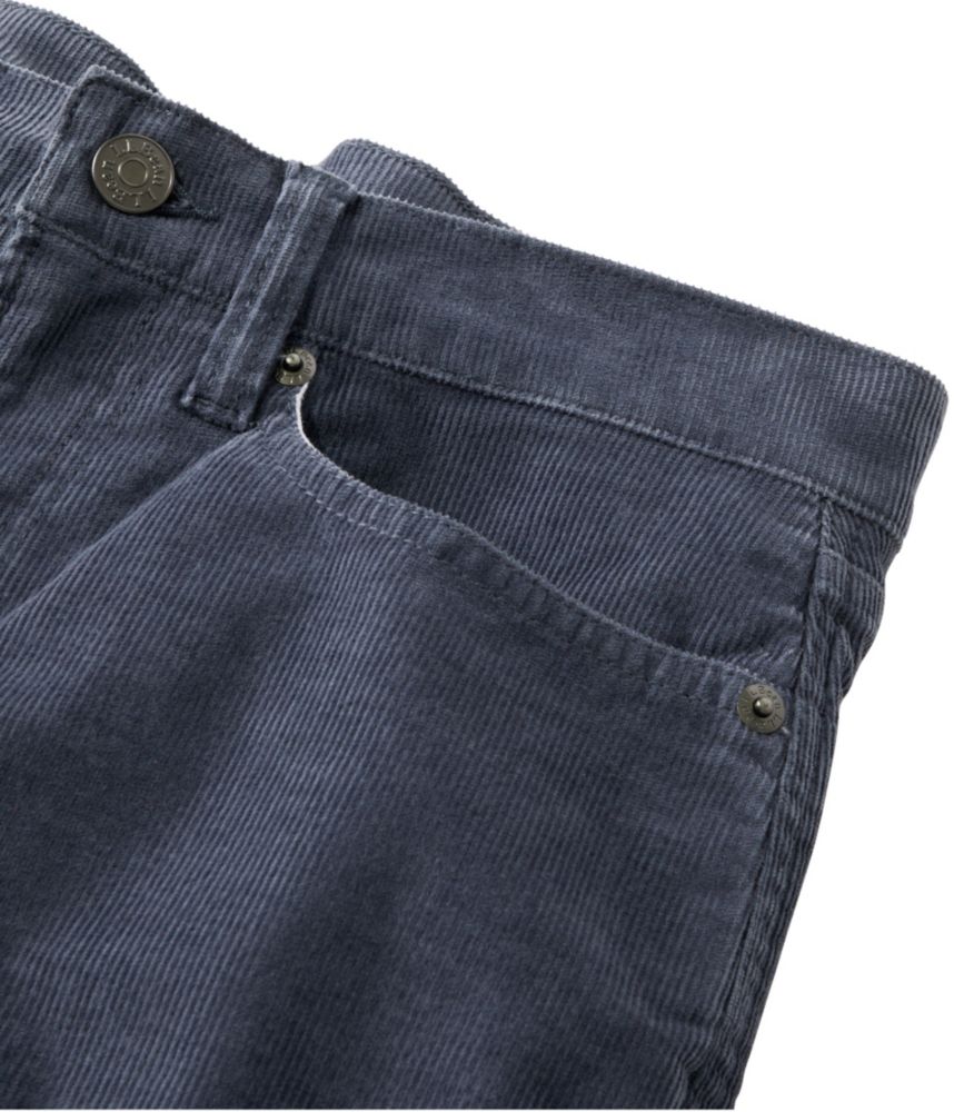 Women's BeanFlex Five-Pocket Corduroy Pants, Mid-Rise Straight-Leg, Dusty Olive, small image number 4