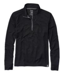 Men's Bean's Quilted Sweatshirt, Mockneck, Colorblock