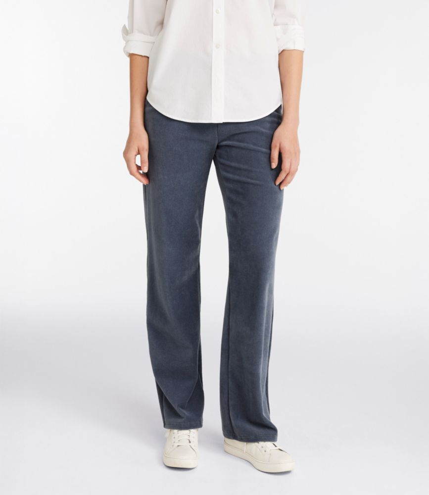 Women's Perfect Fit Knit Cords, Straight-Leg