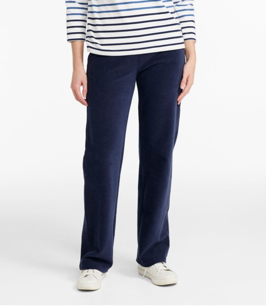 Women's Perfect Fit Knit Cords, Straight-Leg