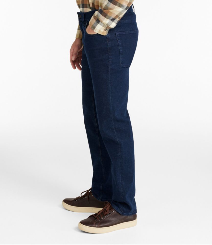 Men's Comfort Stretch Performance® Jeans, Slim Fit, Straight Leg, Medium Indigo, small image number 4