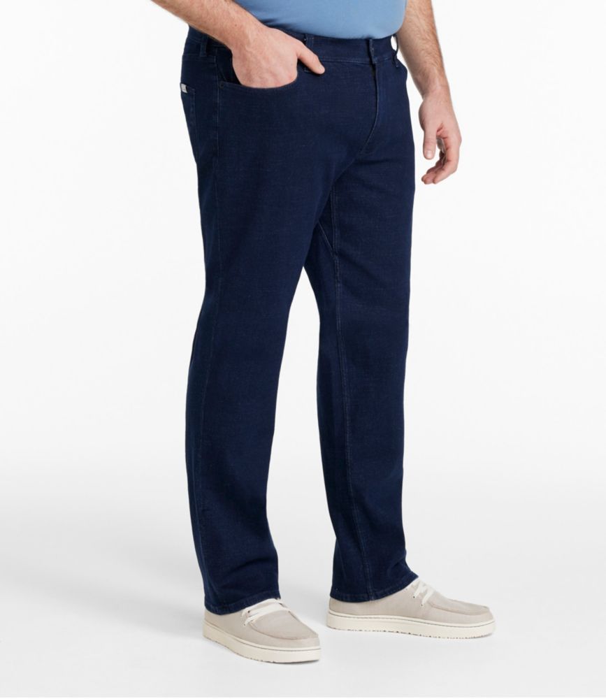 Men's Comfort Stretch Performance® Jeans, Slim Fit, Straight Leg, Medium Indigo, small image number 7