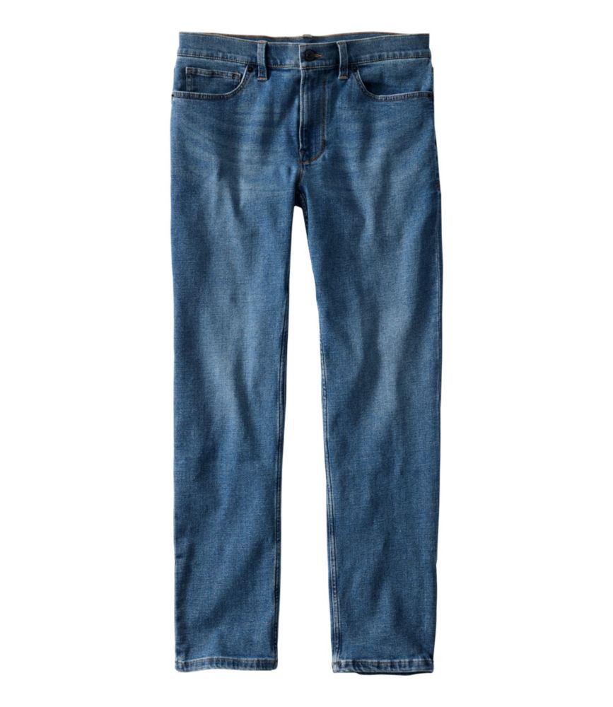 Men's Comfort Stretch Performance® Jeans, Slim Fit, Straight Leg, Medium Indigo, small image number 1