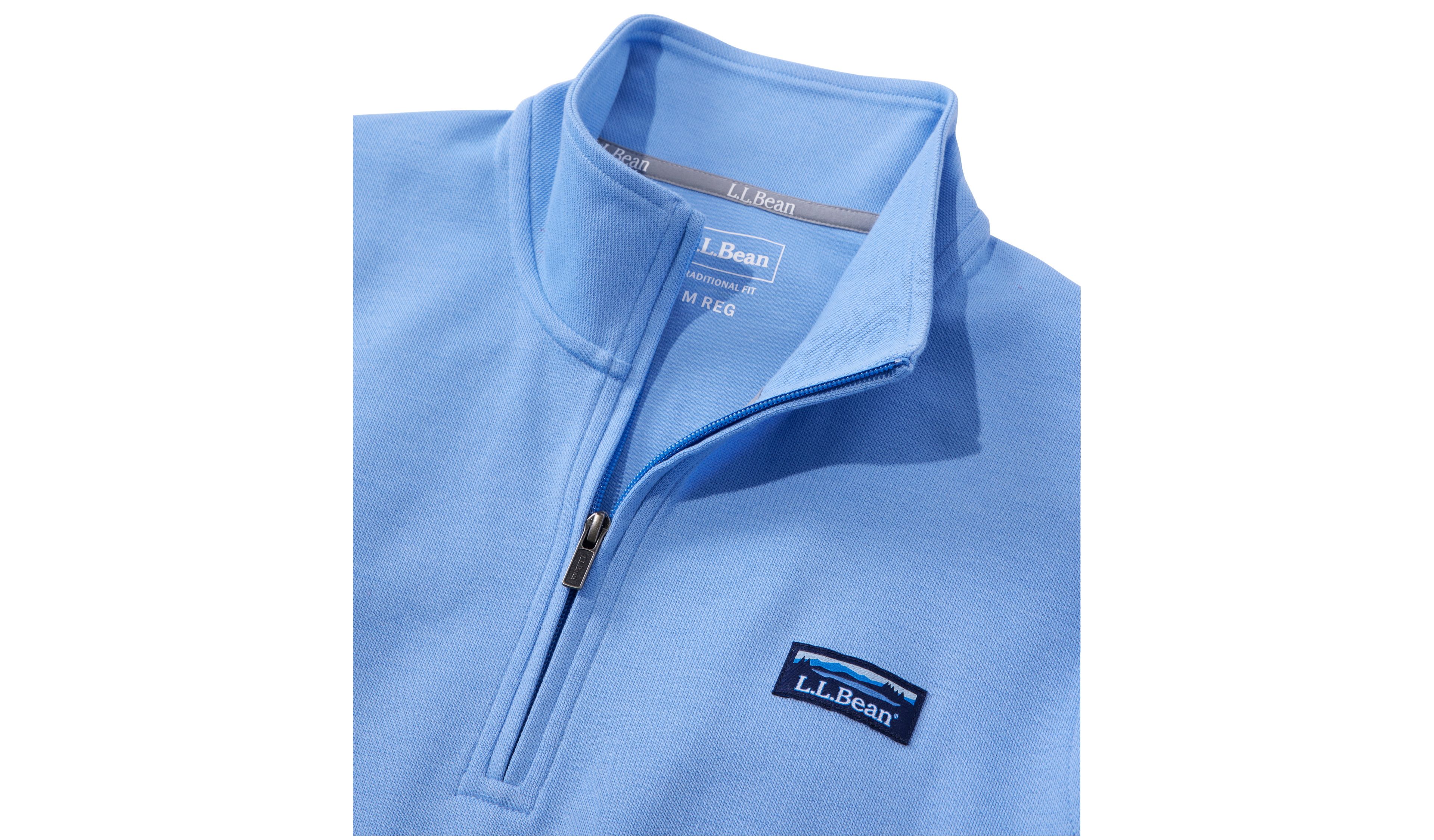 Men's Comfort Stretch Performance® Piqué, Quarter-Zip Pullover