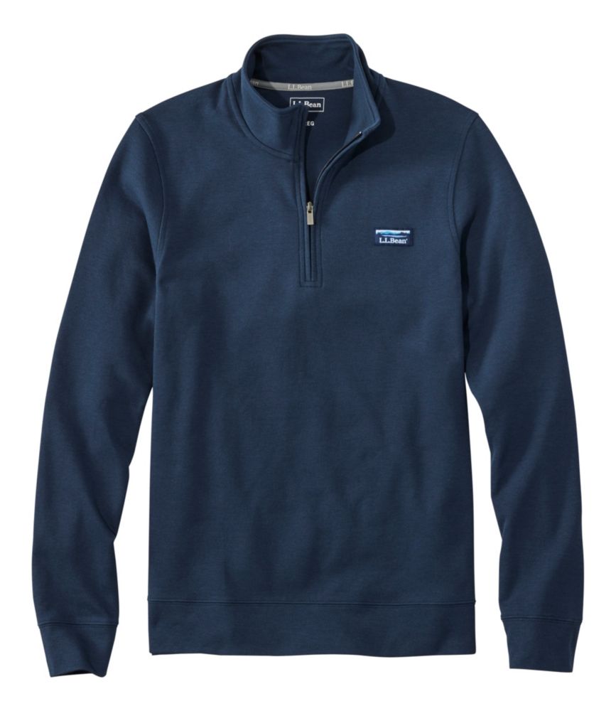 Men's Comfort Stretch Performance Piqué, Quarter-Zip Pullover