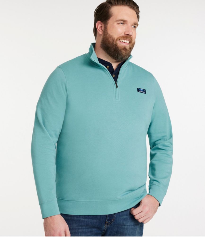 Men's Comfort Stretch Performance® Piqué, Quarter-Zip Pullover