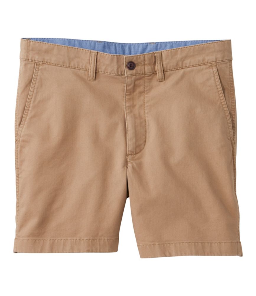 Men's Lakewashed® Stretch Khaki Shorts, 6"