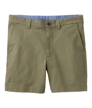Men's Lakewashed® Stretch Khaki Shorts, 6"