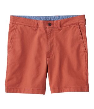 Men's Lakewashed® Stretch Khaki Shorts, 6"