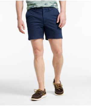 Men's Lakewashed® Stretch Khaki Shorts, 6"