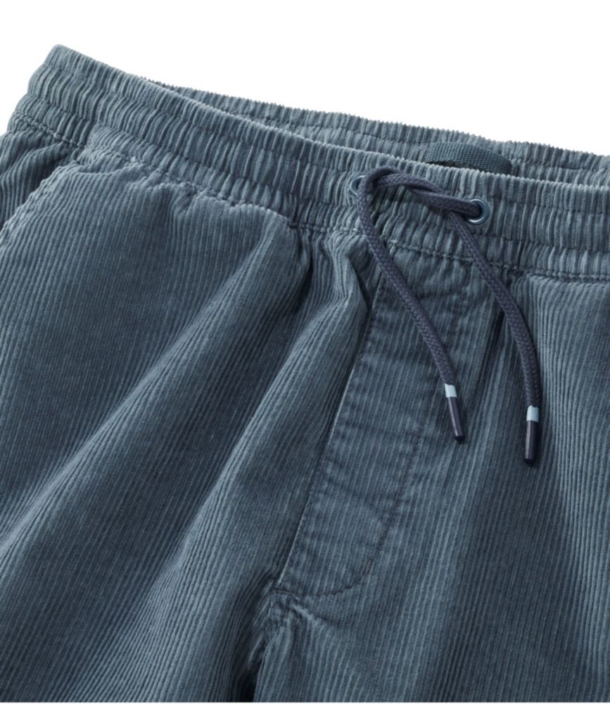 Men's Wide-Wale Cord Pull-On Shorts, 7", Olive Gray, small image number 4