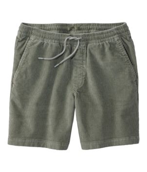 Men's Bubble Cord Pull-On Shorts, 7", New