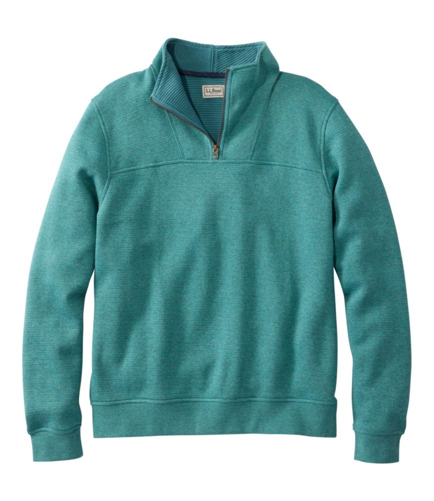 Men's All Seasons Textured Sweats, Quarter-Zip