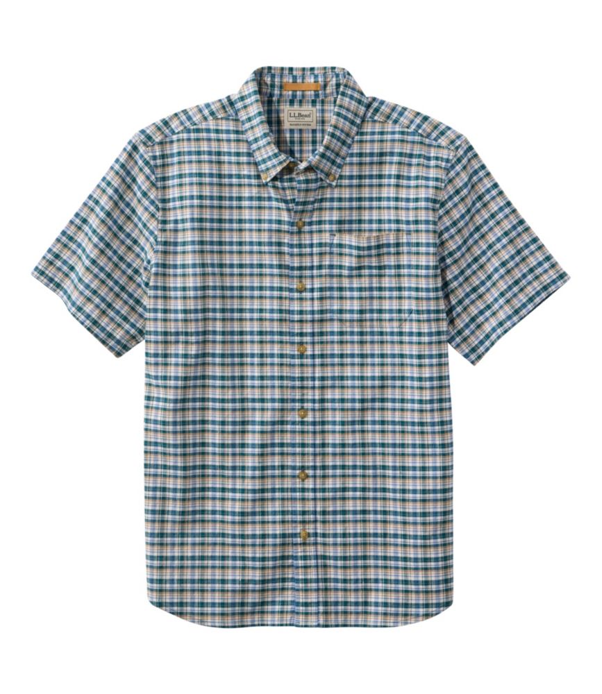 Men's Stonecoast Hemp Shirt, Short-Sleeve, Slightly Fitted Untucked Fit