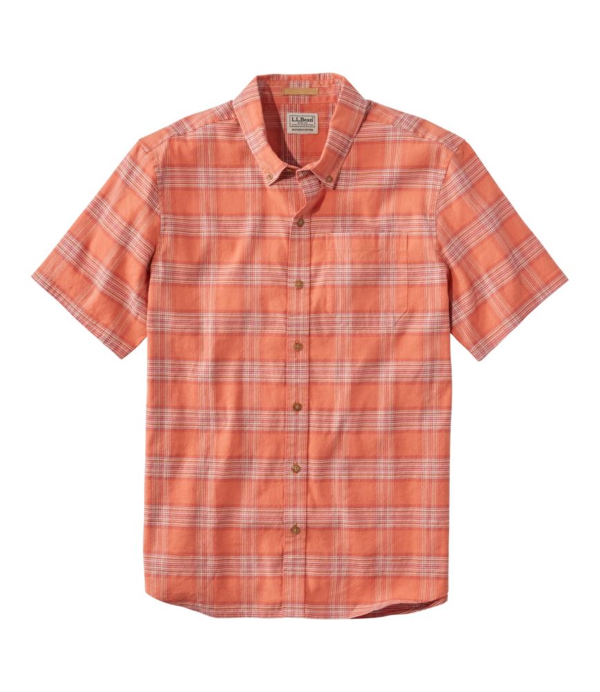 Men's Stonecoast Hemp Shirt, Short-Sleeve, Slightly Fitted Untucked Fit