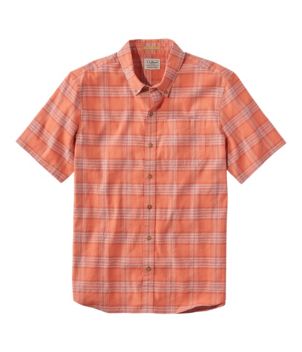 Men's Stonecoast Hemp Shirt, Short-Sleeve, Slightly Fitted Untucked Fit, New