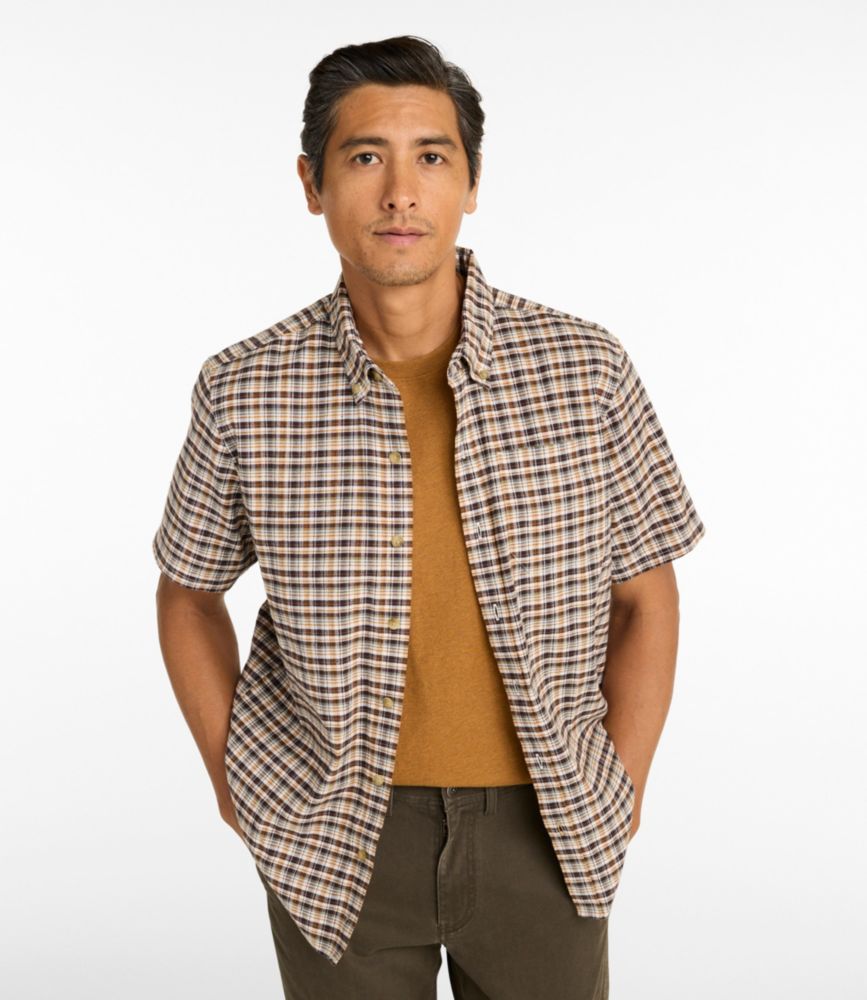 Men's Stonecoast Hemp Shirt, Short-Sleeve, Slightly Fitted Untucked Fit