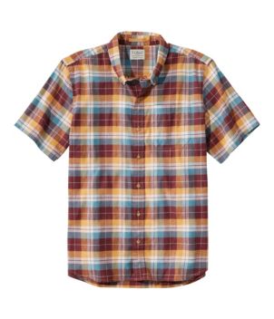 Men's Stonecoast Hemp Shirt, Short-Sleeve, Slightly Fitted Untucked Fit, New
