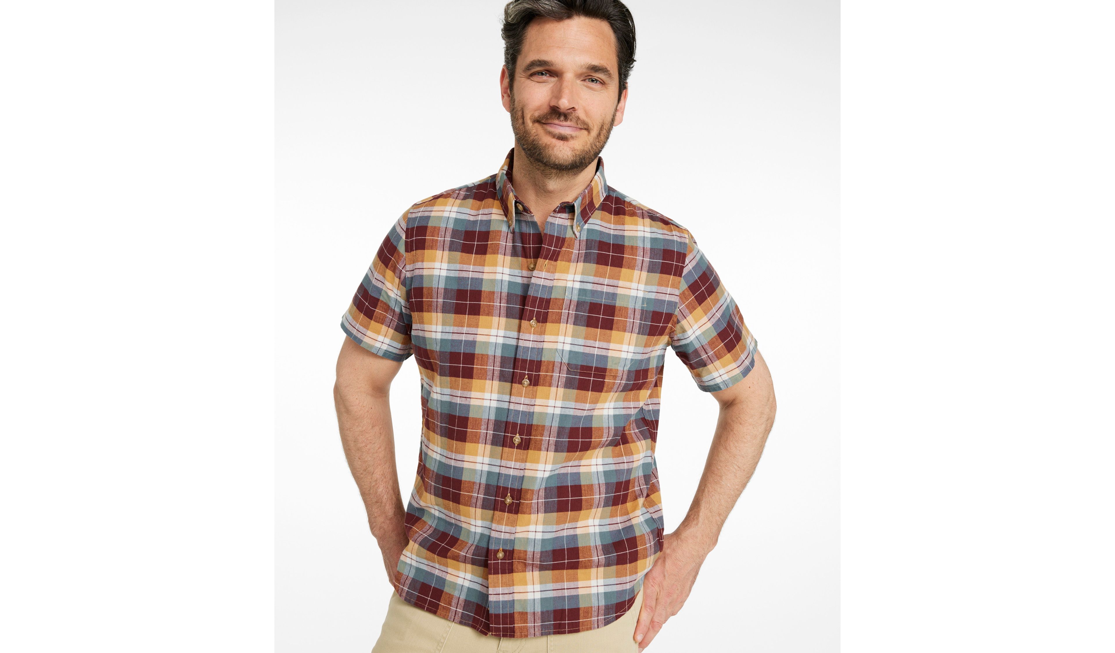 Men's Stonecoast Hemp Shirt, Slightly Fitted