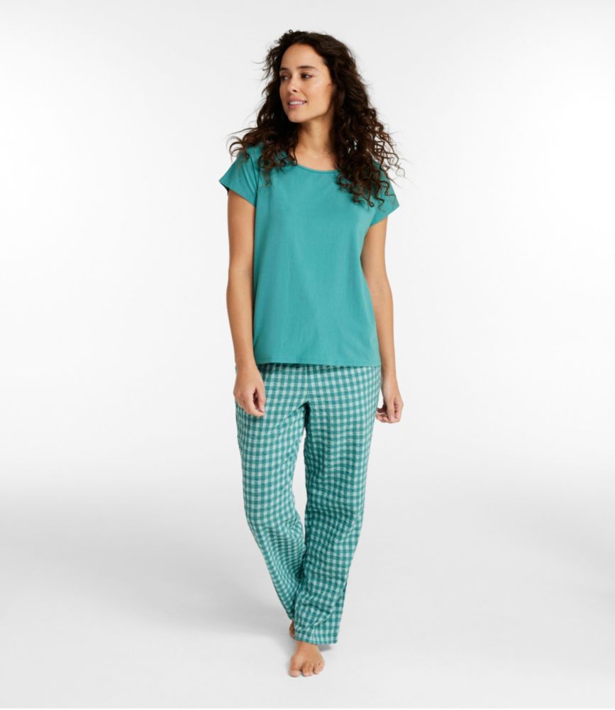 Women's Bean's Seacoast Seersucker Pajama Pant Set