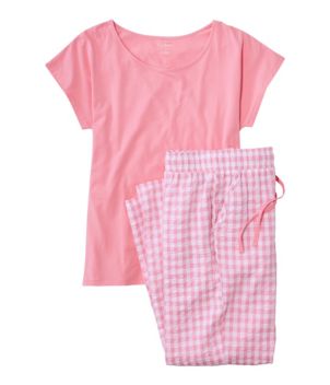 Women's Bean's Seacoast Seersucker Pajama Pant Set