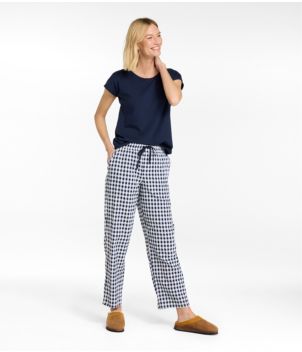 Women's Bean's Seacoast Seersucker Pajama Pant Set