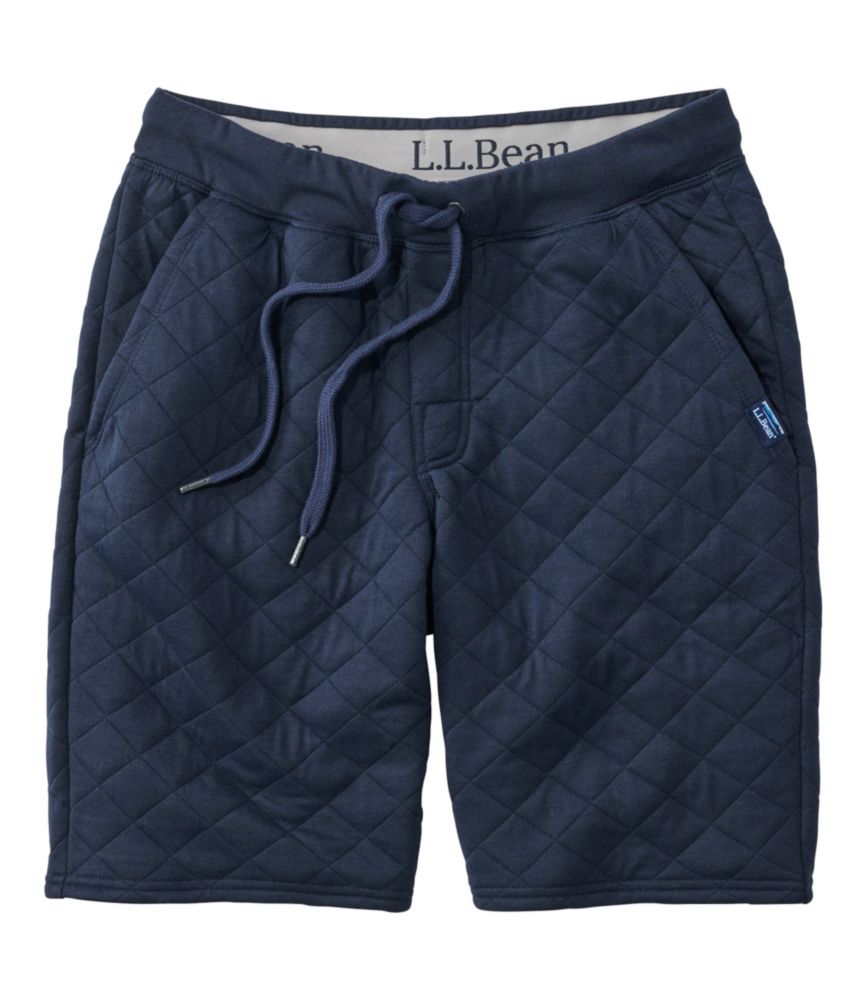 Men's Quilted Lounge Shorts, Classic Navy, small image number 1