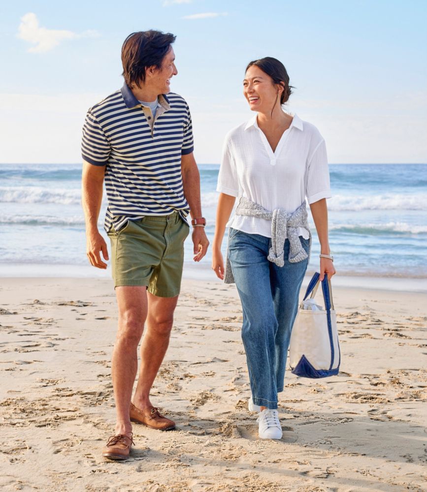 Women's Cloud Gauze Shirt, Polo, White, small image number 9