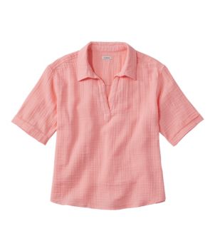 Women's Cloud Gauze Shirt, Polo